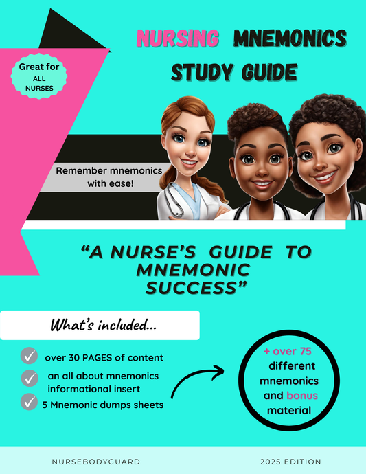 Nursing Mnemonic Study Guide