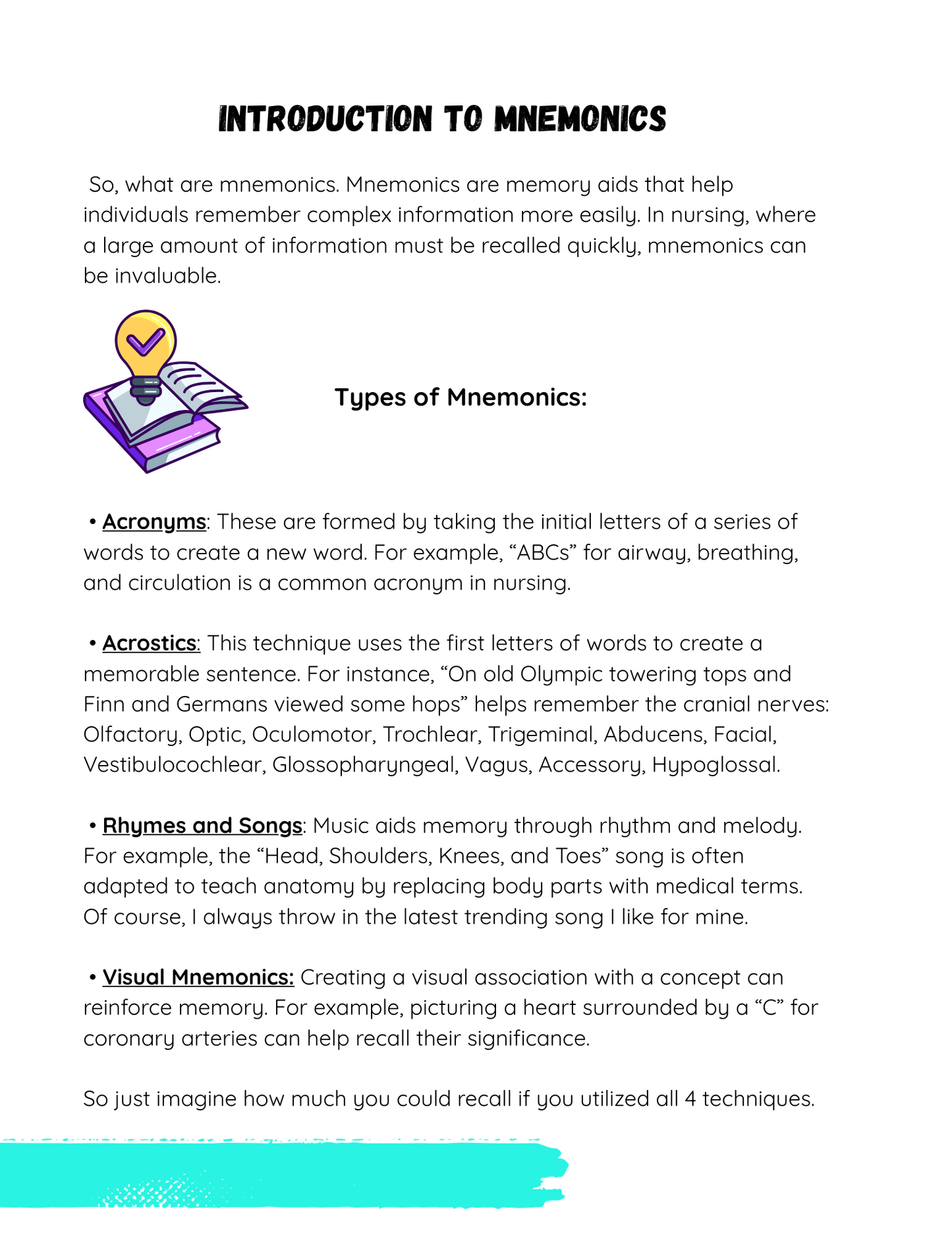 Nursing Mnemonic Study Guide